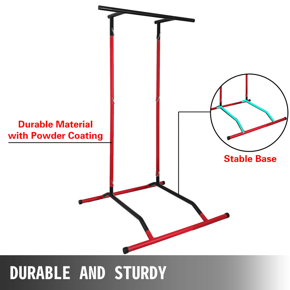 Pull Up Bar Grip - บาร์โหนแบบพกพาอเนกประสงค์สำหรับออกกำลังกายที่บ้าน ปรับระดับได้ ทำจากเหล็ก
