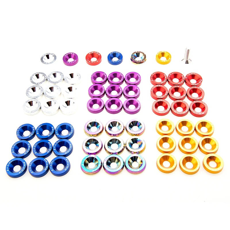 Bumper Plate 10Kg - 10-30 ชิ้น สกรู M6 JDM สำหรับป้ายทะเบียน