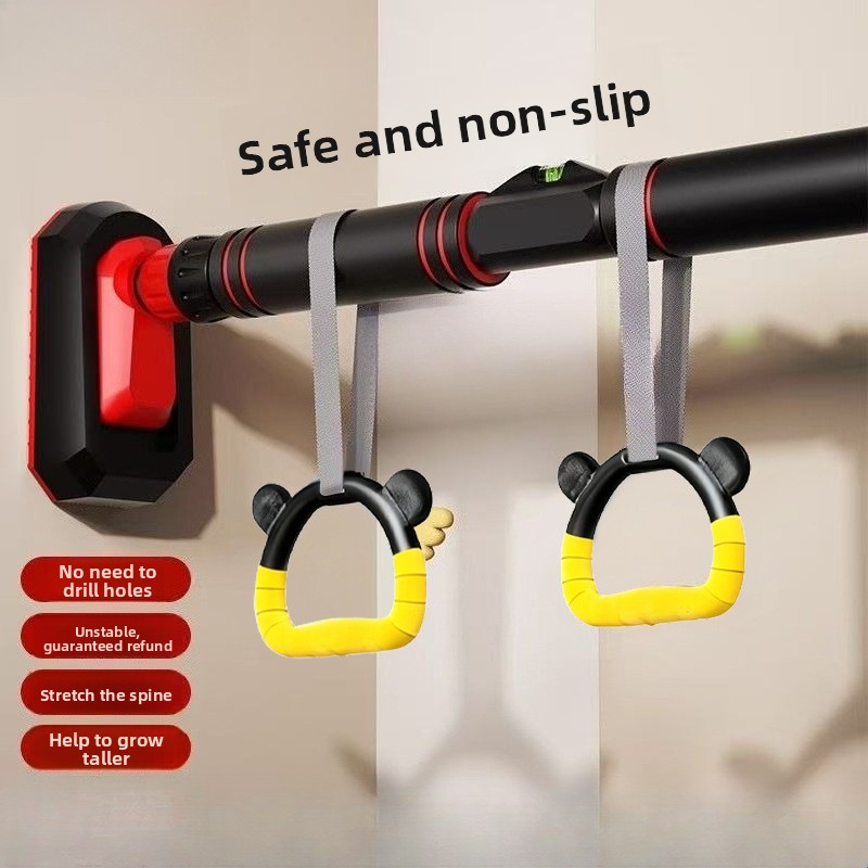 Pull Up Bar Grip - อุปกรณ์ออกกำลังกายในบ้านแบบติดประตู บาร์โหนสำหรับเด็กและครอบครัว ไม่ต้องเจาะประตู แบบแท่งเดี่ยว