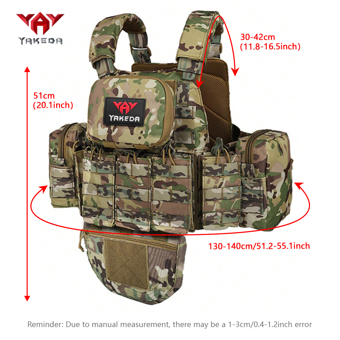 YAKEDA เสื้อกล้ามล่าสัตว์แปดชิ - Crossfit Vest บทวิจารณ์และราคา