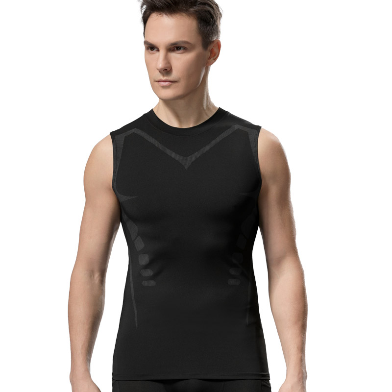การบีบอัด Tank Top Men Gym เสื - Crossfit Vest บทวิจารณ์และราคา