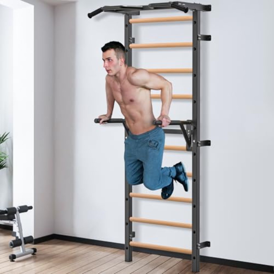 บาร์โหนติดผนังสำหรับยิมนาสติก  - Pull Up Bar Grip บทวิจารณ์และราคา