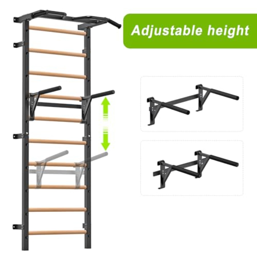 บาร์โหนติดผนังสำหรับยิมนาสติก  - Pull Up Bar Grip บทวิจารณ์และราคา
