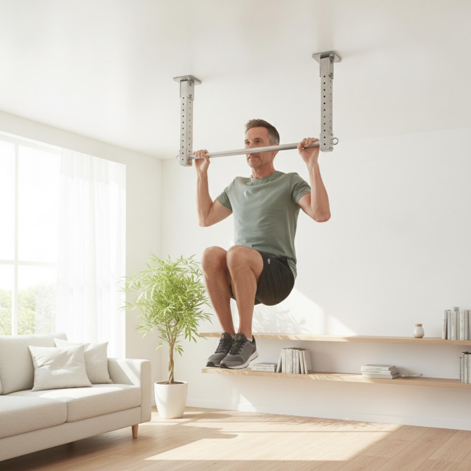 ราวดึงข้อแบบปรับได้สำหรับติดเพ - Pull Up Bar Grip บทวิจารณ์และราคา