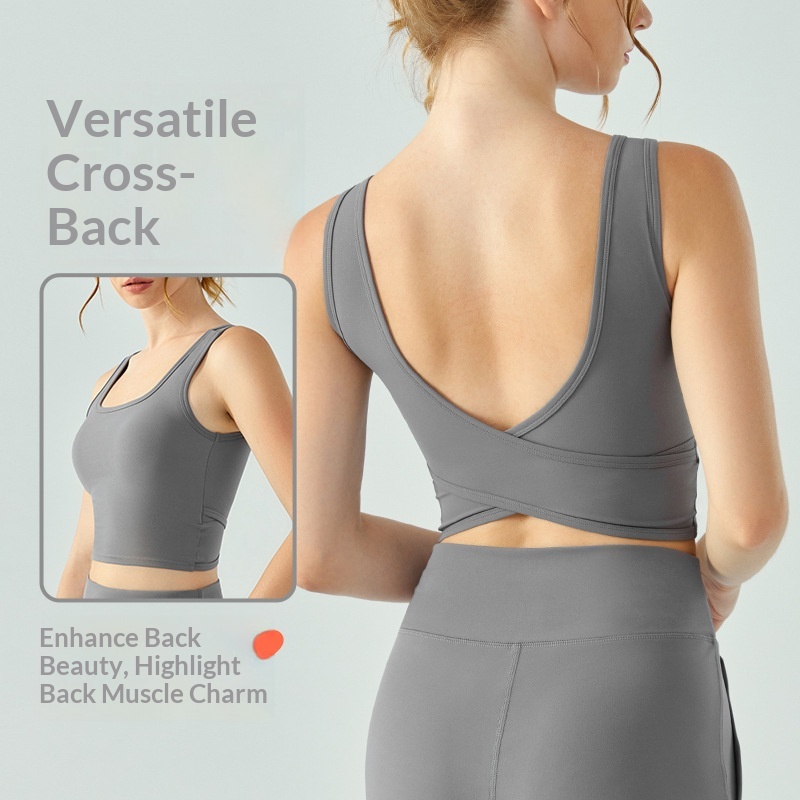 เสื้อโยคะผู้หญิง SHINBENE แบบไ - Crossfit Vest บทวิจารณ์และราคา