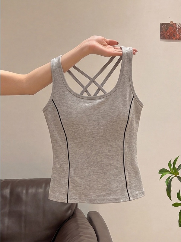 เสื้อกล้ามสายไขว้หลังสไตล์อเมร - Crossfit Vest บทวิจารณ์และราคา