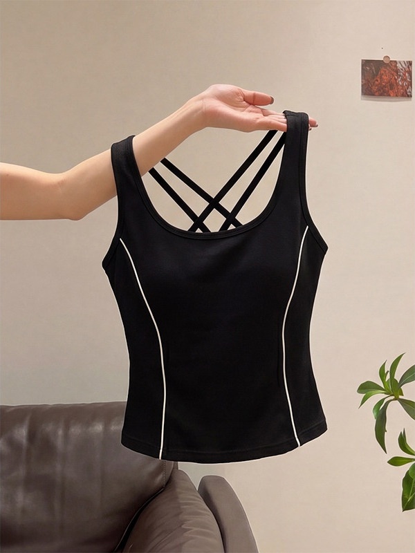 เสื้อกล้ามสายไขว้หลังสไตล์อเมร - Crossfit Vest บทวิจารณ์และราคา